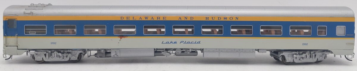 Rapido Trains 100199 HO Delaware & Hudson Lake Placid Lightweight Coach #202 VG/Box