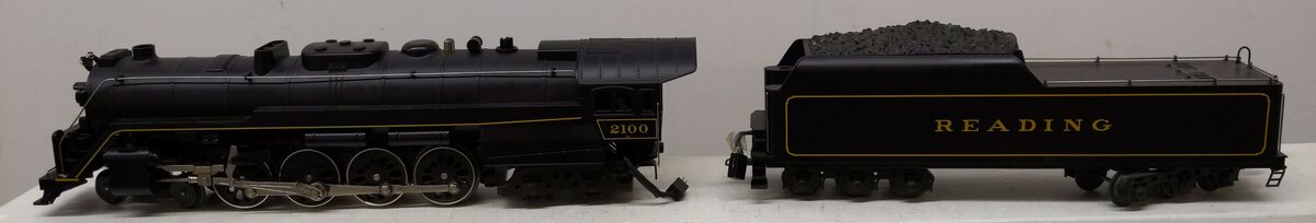 Lionel 6-18006 O Gauge Reading T-1 4-8-4 Steam Locomotive & Tender #2100 EX