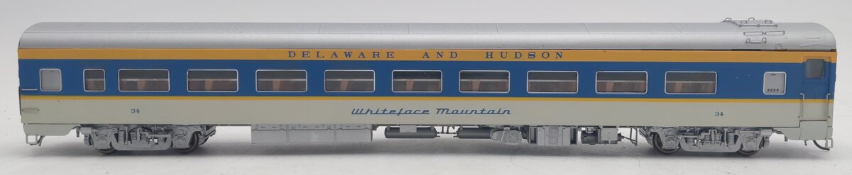 Rapido Trains 100198 Delaware & Hudson Whiteface Mountain Passenger Car #34 VG/Box