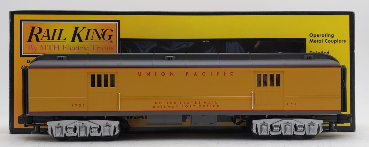 MTH 30-6252-1 Railking Union Pacific Madison Baggage car #1735 EX/Box