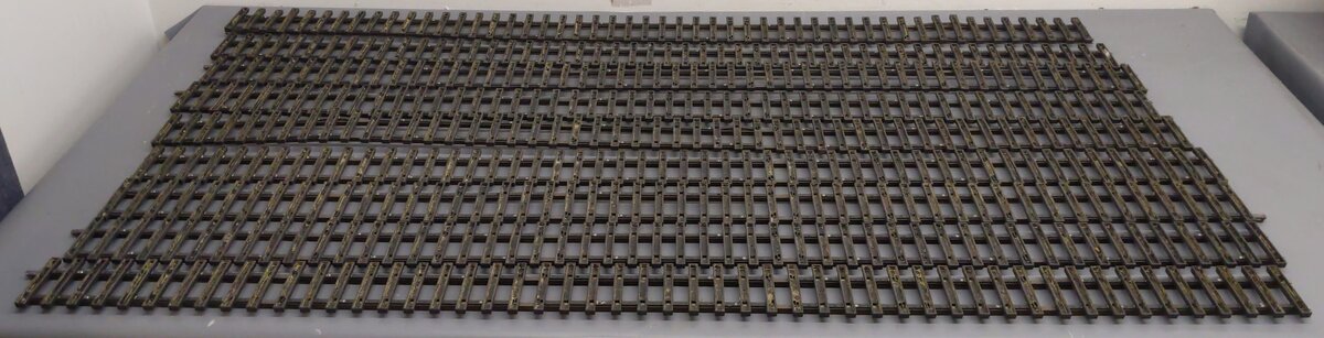 USA Trains  G Scale R81065 G 60" Brass Straight Track [9] VG