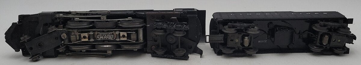 Lionel 646 Vintage O 4-6-4 Die-Cast Steam Locomotive & 2046W Whistle Tender EX