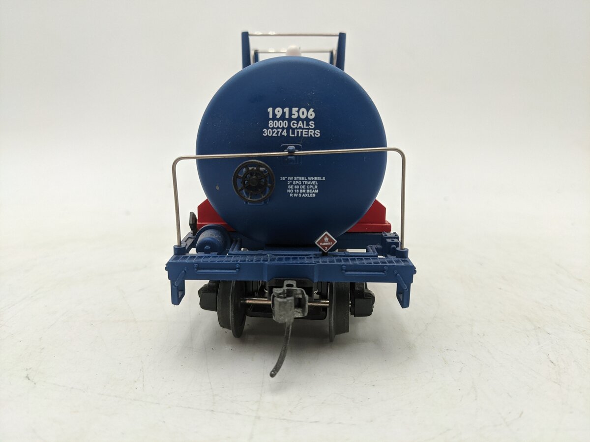 MTH 20-96115 O Atlantic Gasoline 8000 Gallon Single Dome Tank Car #191506 EX/Box