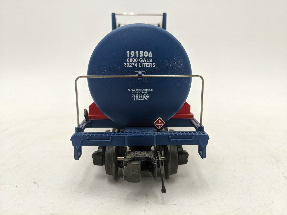 MTH 20-96115 O Atlantic Gasoline 8000 Gallon Single Dome Tank Car #191506 EX/Box