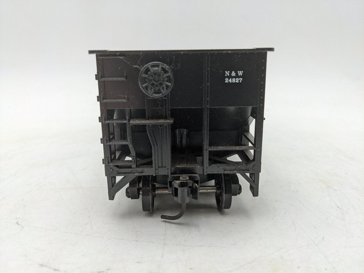 Weaver U3805 O Scale Norfolk & Western 3-Bay Hopper #24827 - 2 Rail EX/Box