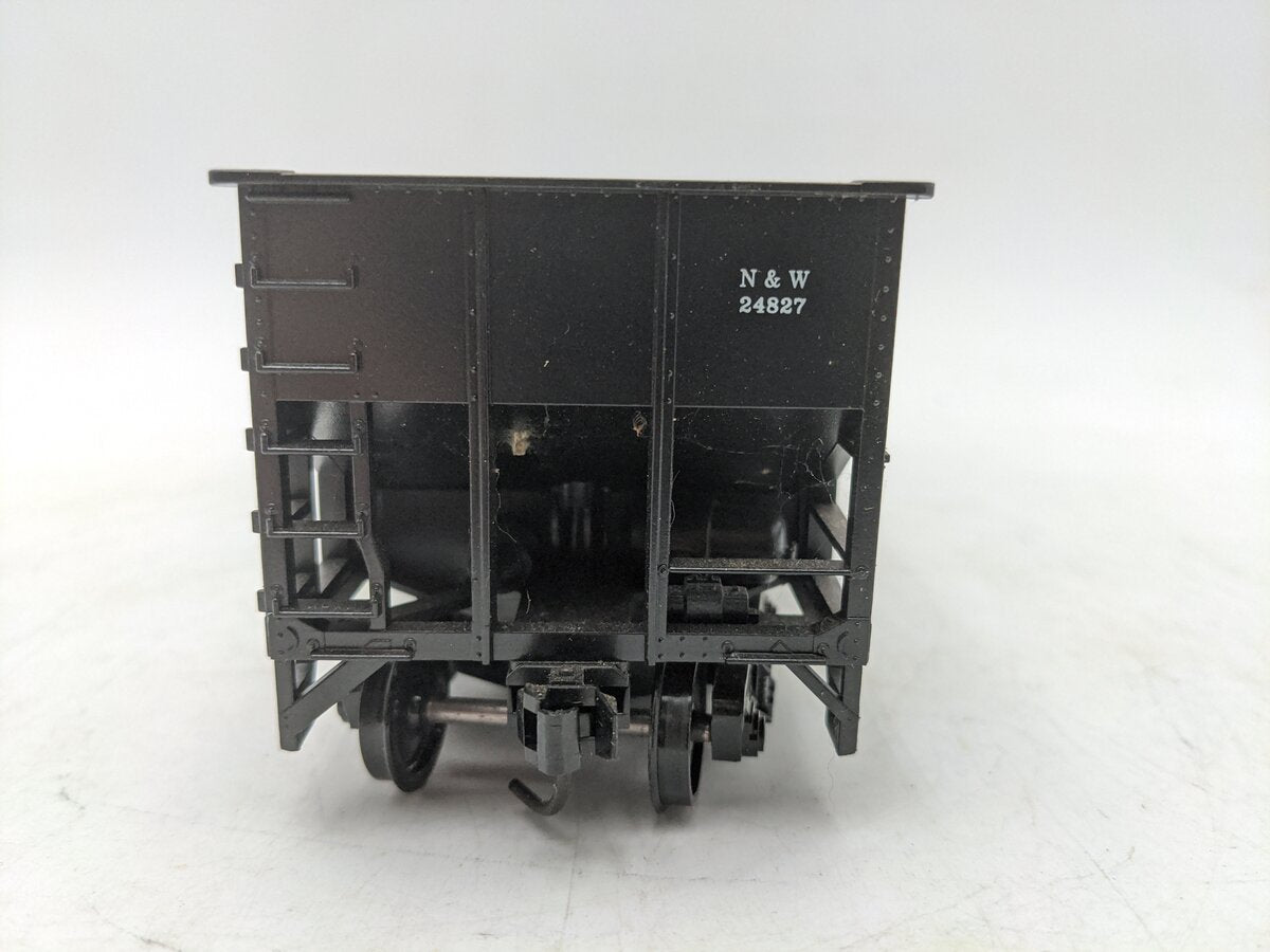 Weaver U3805 O Scale Norfolk & Western 3-Bay Hopper #24827 - 2 Rail EX/Box