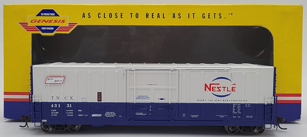 Athearn G4338 HO Nestle 50' P.C.& F. Box Car #43131 LN/Box