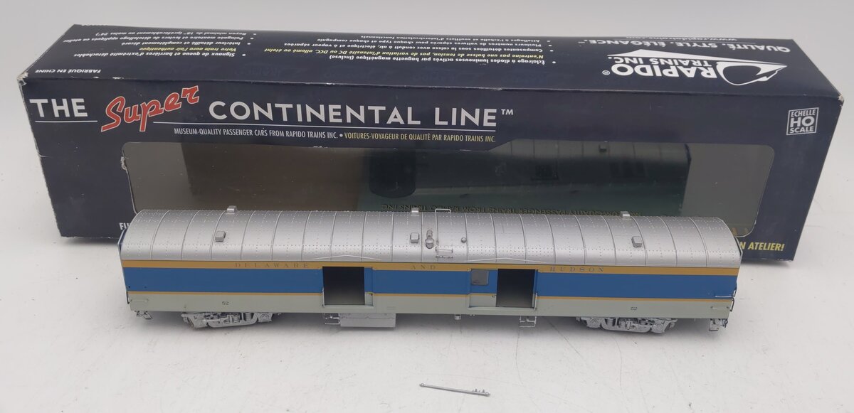 Rapido Trains 106213 HO Delaware & Hudson Baggage Express Car #52 EX/Box