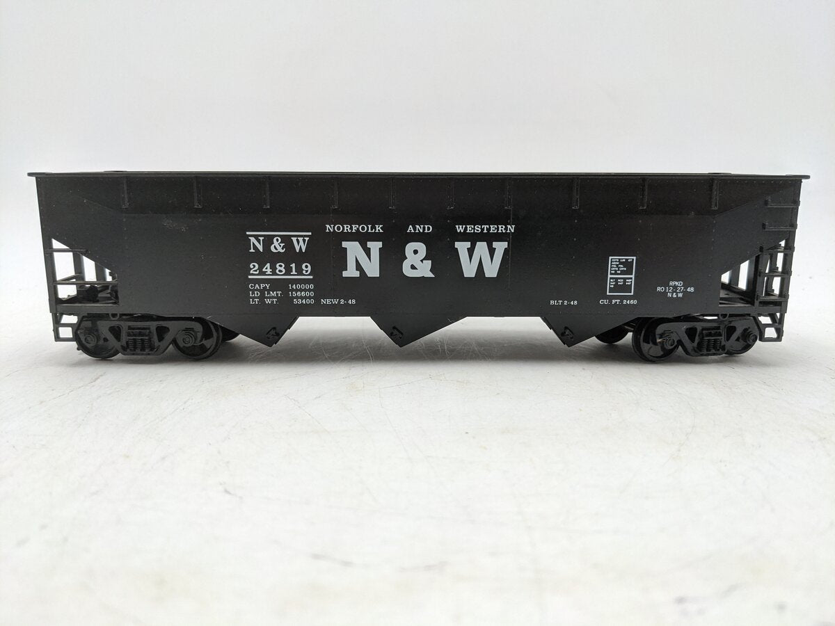 Weaver U3805 O Scale Norfolk & Western 3-Bay Hopper #24819 - 2 Rail EX/Box