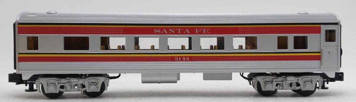 MTH 30-6103-2 O Gauge Santa Fe Streamlined Coach Car #3148 EX/Box