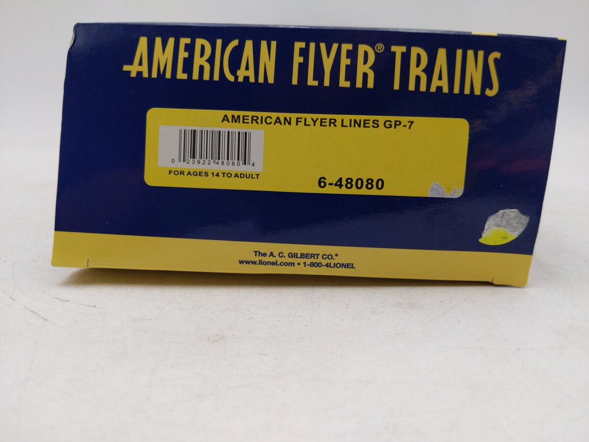 American Flyer 6-48080 American Flyer Lines Powered GP-7 Diesel Locomotive VG/Box