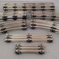 Lionel & K-Line Assorted O Gauge Tubular Straight/Curved Tracks [26] VG
