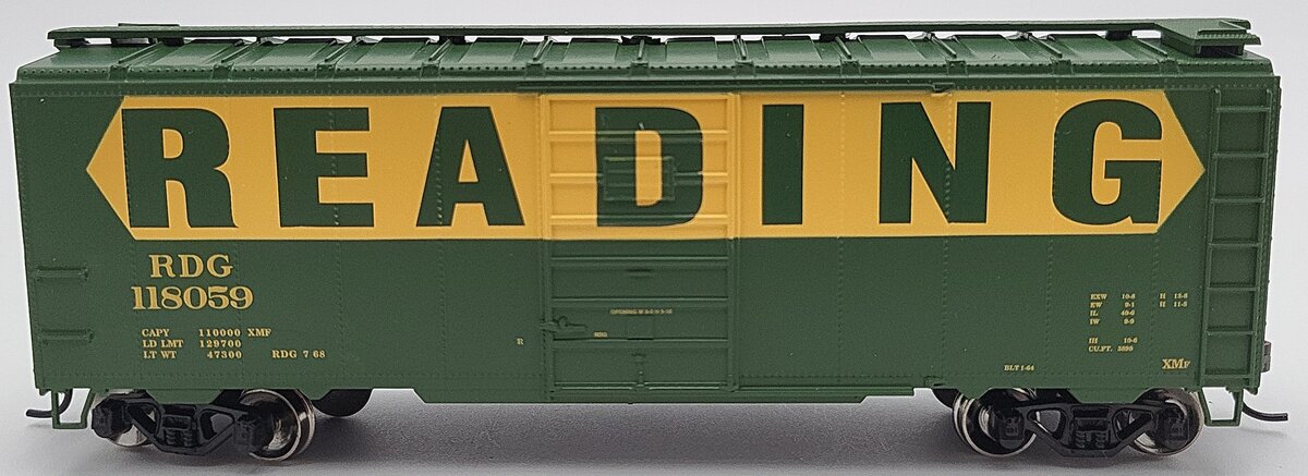 Athearn 70356 HO Scale Reading 40' Box Car-Superior Door #118059 LN/Box