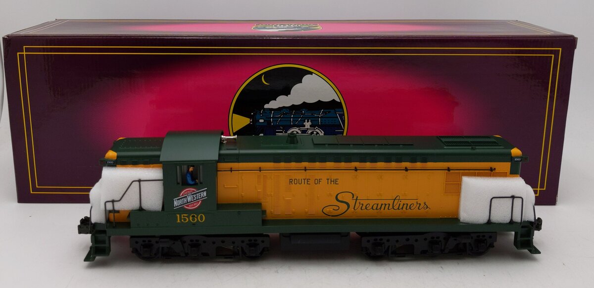 MTH 20-2136-1 O Chicago & North Western AS-616 Diesel Engine w/PS1 #1560 LN/Box