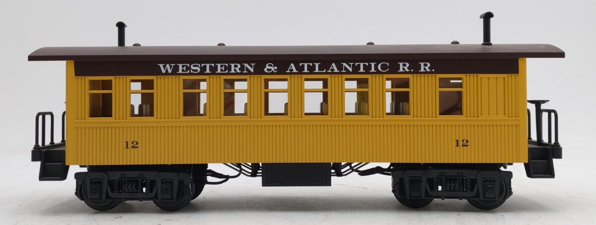 MTH 30-6400-3 O Gauge W.A.R.R. Overton Illuminated Coach VG/Box