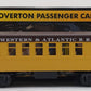 MTH 30-6400-3 O Gauge W.A.R.R. Overton Illuminated Coach VG/Box