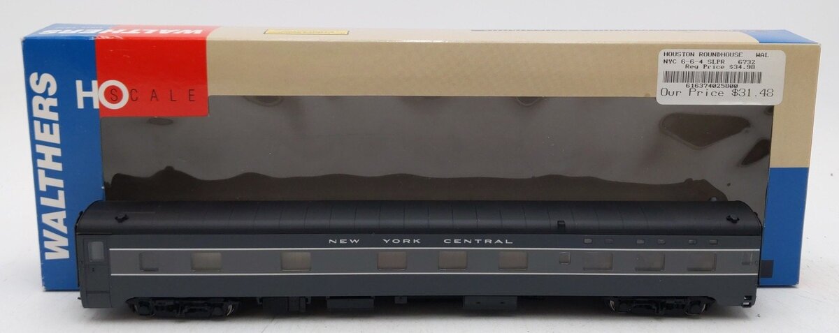 Walthers 932-6732 HO NYC Pullman 6-6-4 Standard Sleeper Car LN/Box