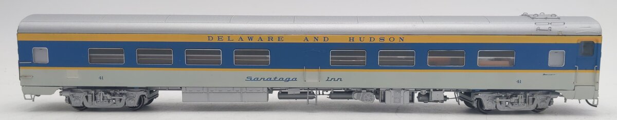 Rapido Trains 103058 HO D&L Saratoga Inn Cafe/Bar/Lounge Passenger Car #41 EX/Box