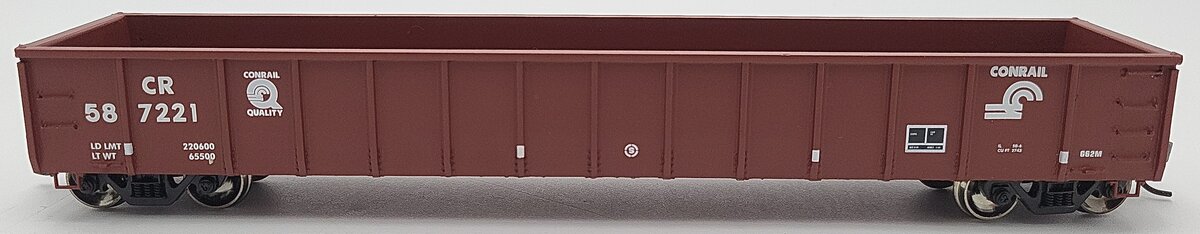 Athearn 92805 HO Scale Conrail 52' Mill Gondola Car #587221 LN/Box