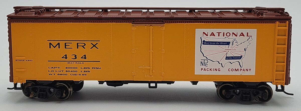 Athearn 71329 HO Scale National Packing Company 40' Steel Reefer #434 LN/Box