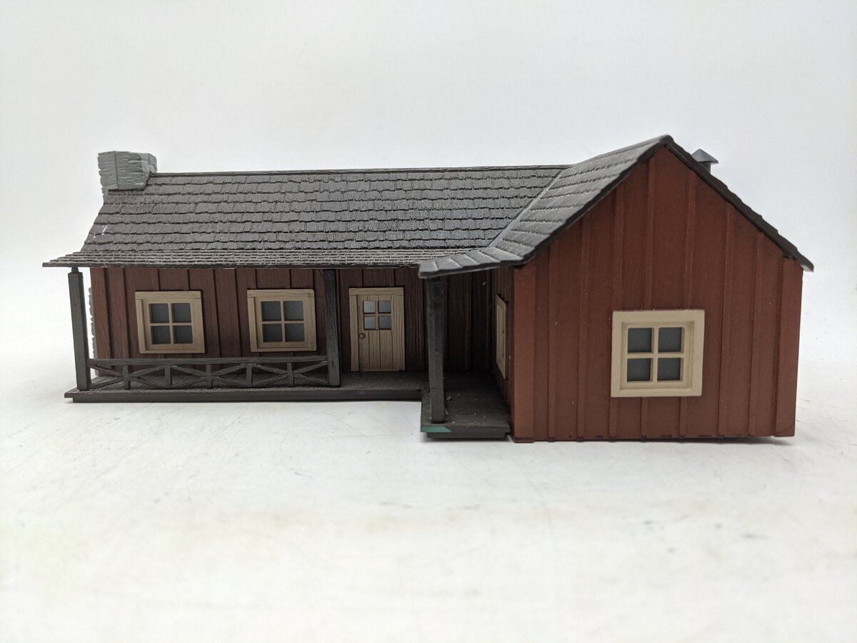 K-Line K415006 O Built-Up Lighted Ranch House w/Smoke EX