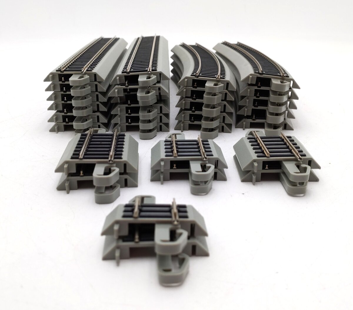 Bachmann HO Scale Assorted Straight & Curved Track Sections [30] EX