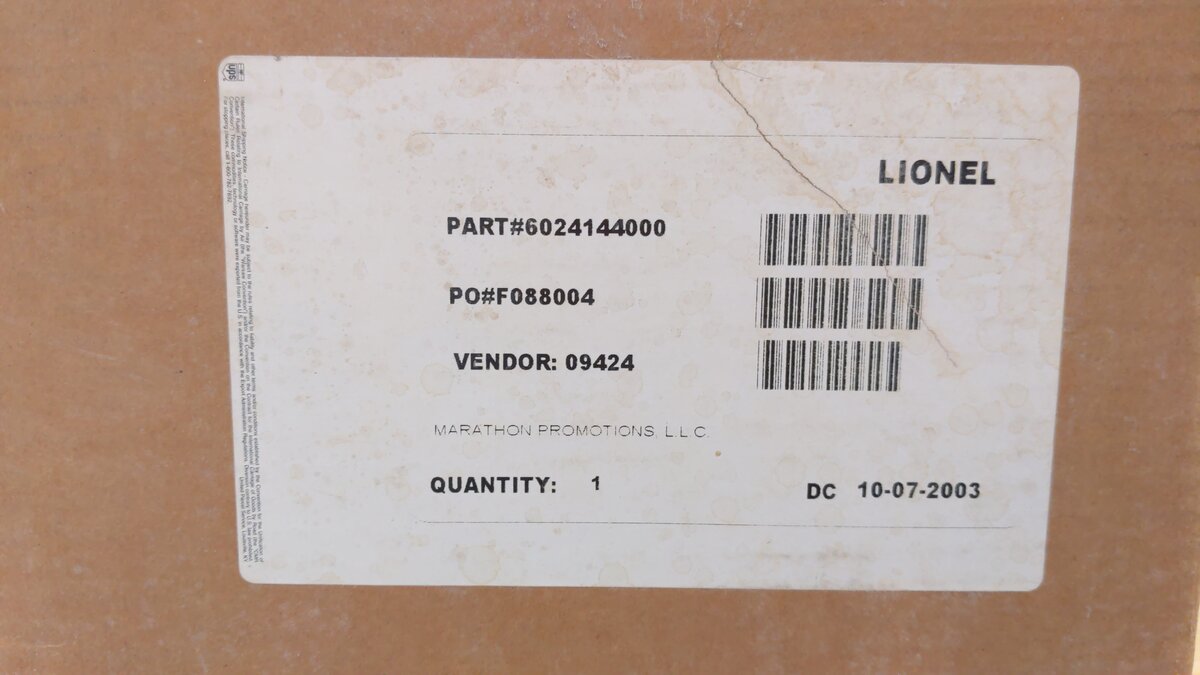 Lionel 6-24144 CCII Pennsylvania Sharknose Display Case EX/Box