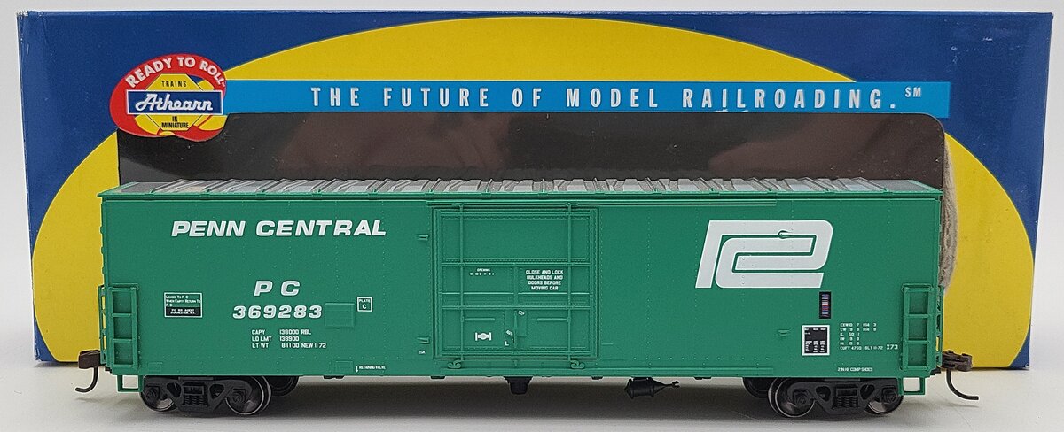 Athearn 91323 HO Scale Penn Central 50' PD Superior Boxcar #369283 LN/Box