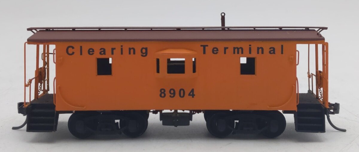 Overland OMI-1137 HO Scale Brass CSS&SB B-W 25ft Steel Caboose - Custom Painted EX/Box