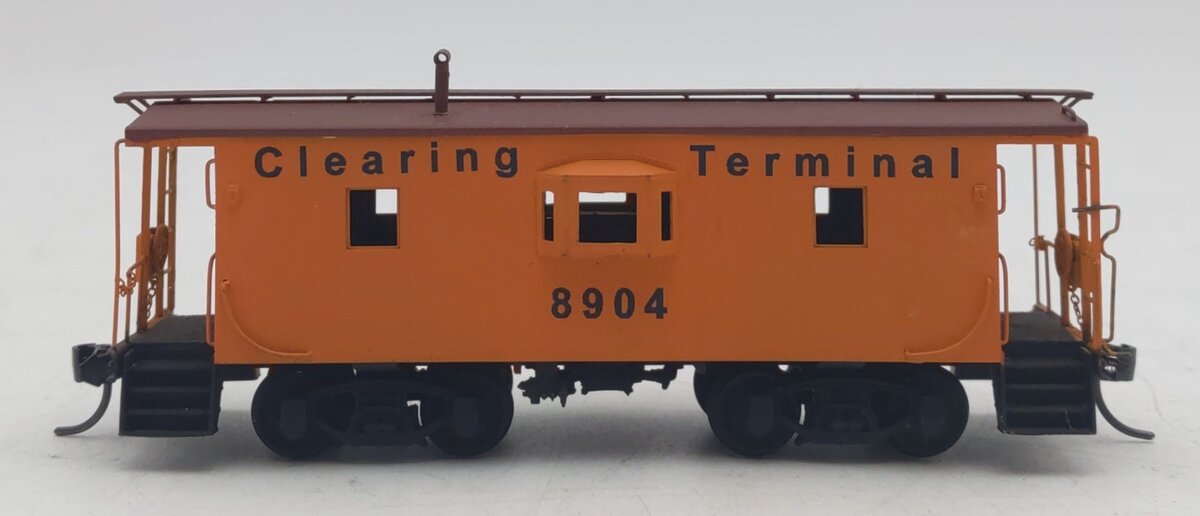 Overland OMI-1137 HO Scale Brass CSS&SB B-W 25ft Steel Caboose - Custom Painted EX/Box
