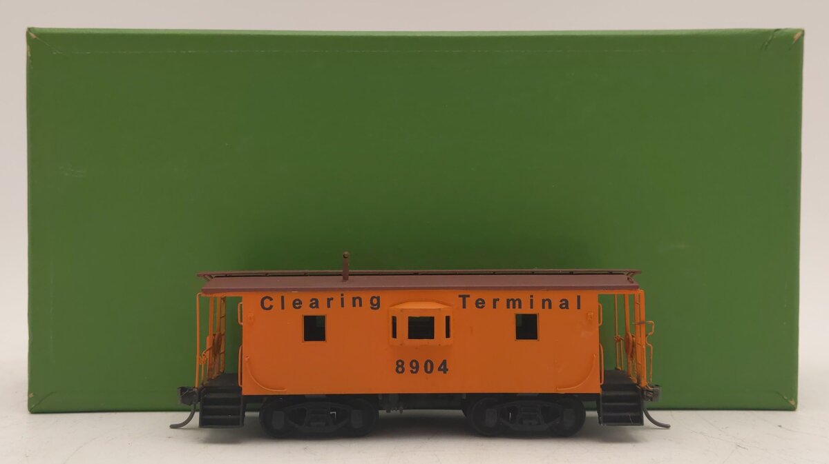 Overland OMI-1137 HO Scale Brass CSS&SB B-W 25ft Steel Caboose - Custom Painted EX/Box