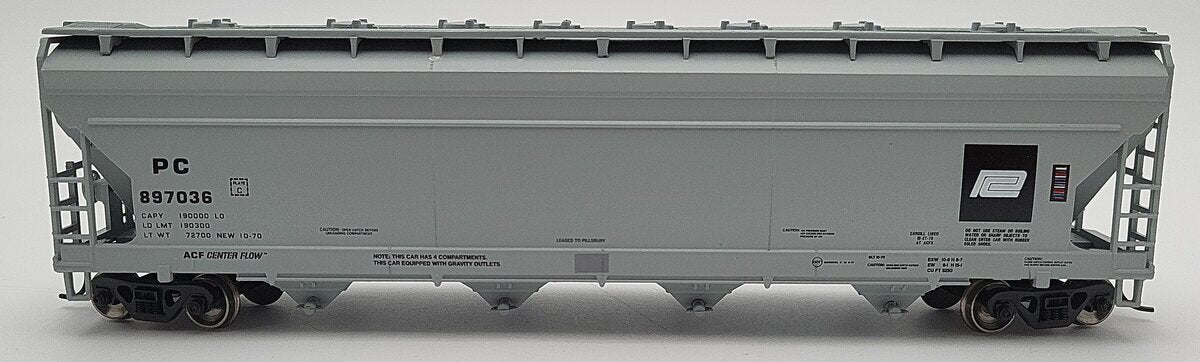 Athearn 72268 HO Scale Penn Central ACF Centerflow Hopper #897036 LN/Box