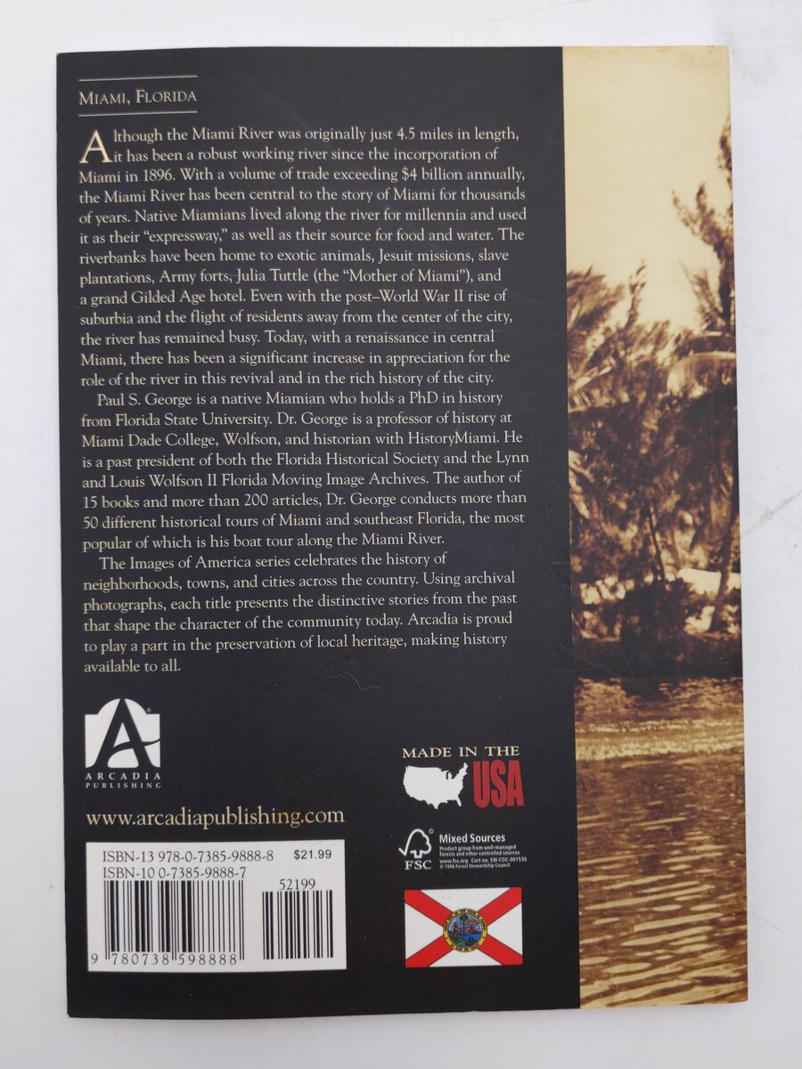 Along the Miami River Paperback Book By Paul S. George EX