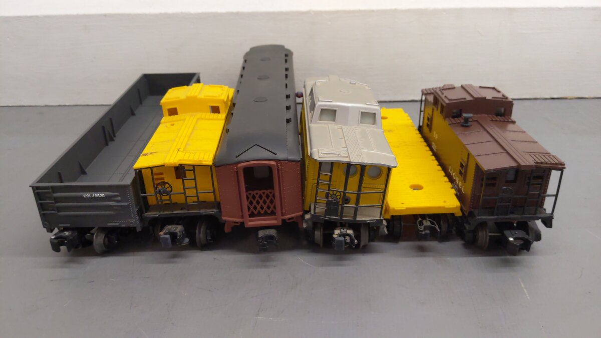 Lionel O Assorted Cars 6-9513, 6-16574, 6-9020, 6-9064, 6-9167, 6-26913 [6] EX