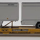 Athearn 92625 HO Trailer Train 85' Flat Bed With 2-40' Trailers LN/Box