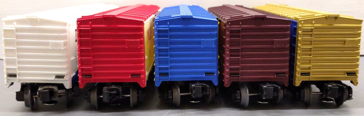 Lionel Assorted O Gauge "I Love" Boxcars: 9475, 19905, 19906, 19901, 19912 [5] LN/Box