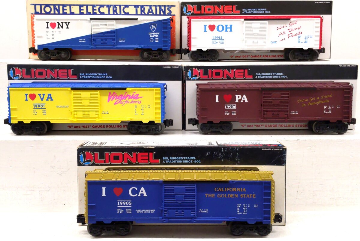 Lionel Assorted O Gauge 