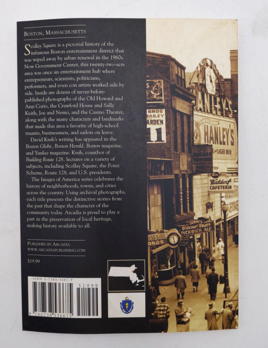 Images Of America Scollay Square Paperback Book By David Kruh VG