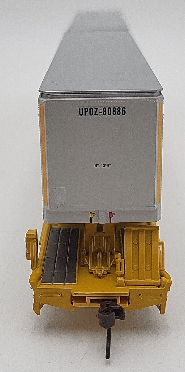 Athearn 92628 HO Trailer Train 85' Flat Car w/2- 40' Trailer #474668 LN/Box