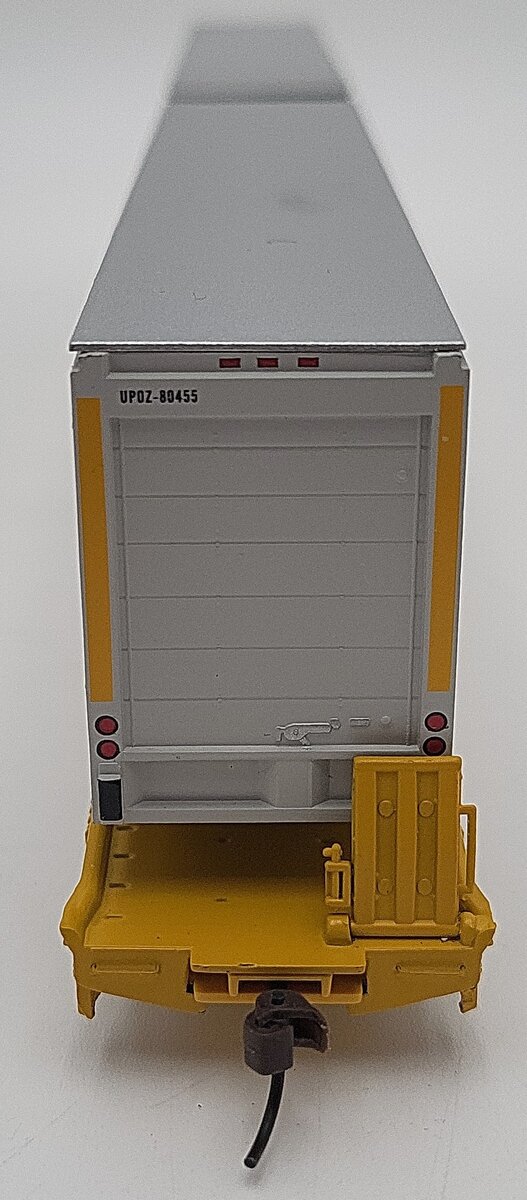 Athearn 92628 HO Trailer Train 85' Flat Car w/2- 40' Trailer #474668 LN/Box