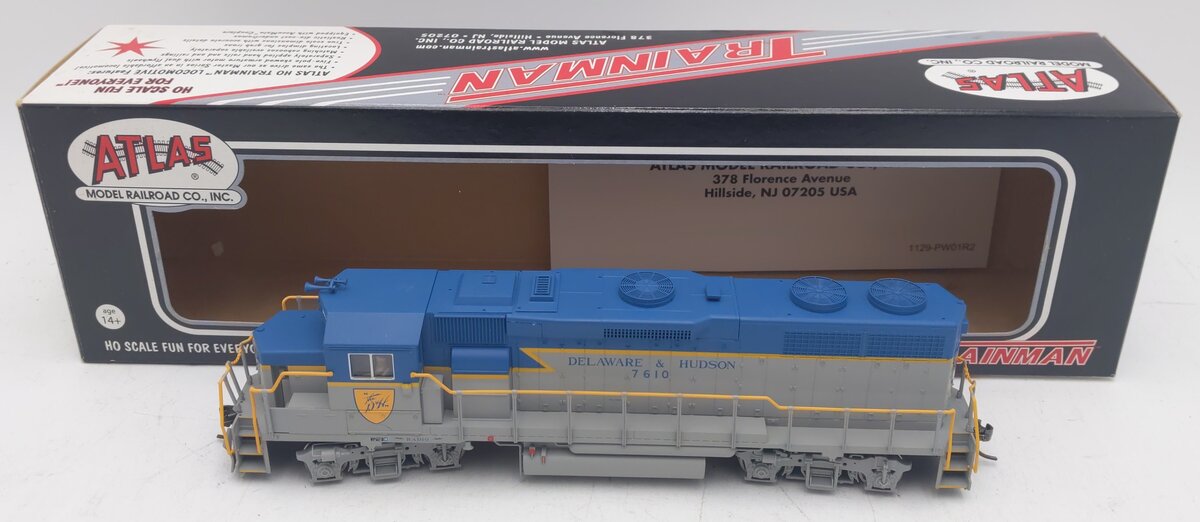 Atlas 10000488 HO Delaware & Hudson GP39-2 Ph1 Diesel Locomotive #7610 EX/Box