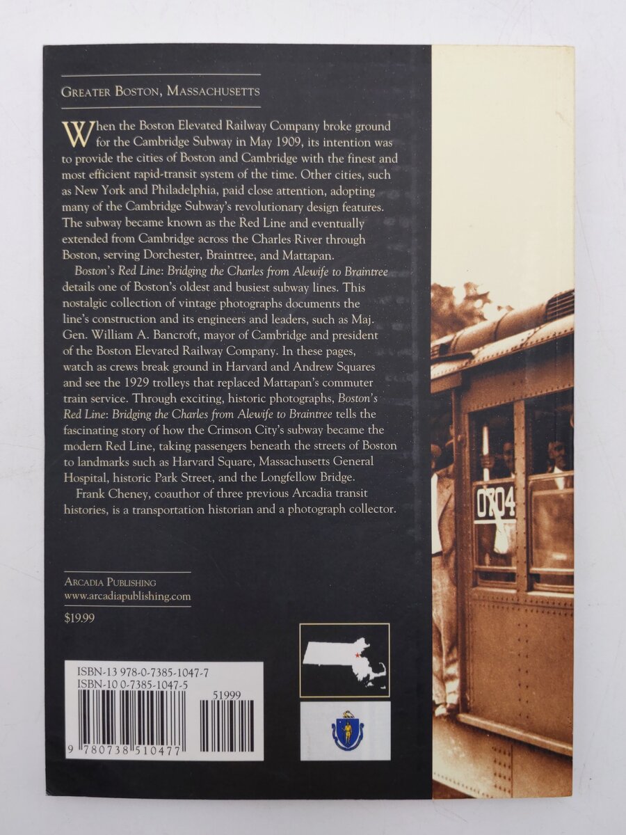 Boston's Red Line Paperback Book By Frank Cheney EX