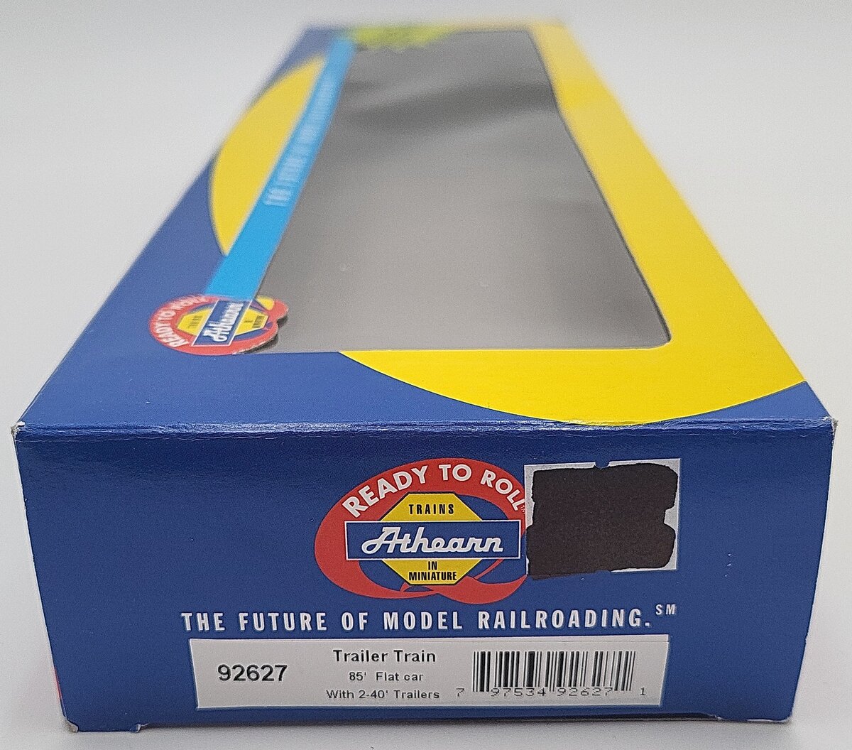 Athearn 92627 HO Trailer Train 85' Flat Car With 2-40' Trailers LN/Box