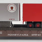 Athearn 92354 HO Scale Pennsylvania #475743 50' Flatcar With Two 25' Trailers LN/Box