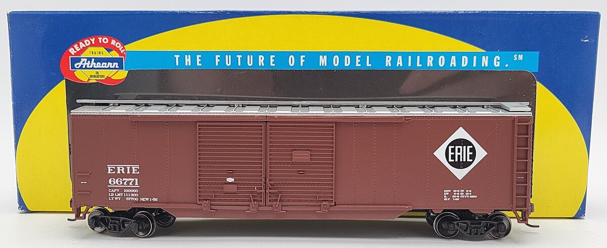 Athearn 92458 HO Erie 50' Express Box Car #66771 LN/Box