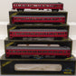 Weaver G1234S O Scale Lehigh Valley 4 Car Passenger Set (2-Rail) VG/Box