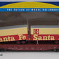 Athearn 96352 HO Santa Fe RTR 50' Flat Car with 2 25' Trailers #92386 EX/Box