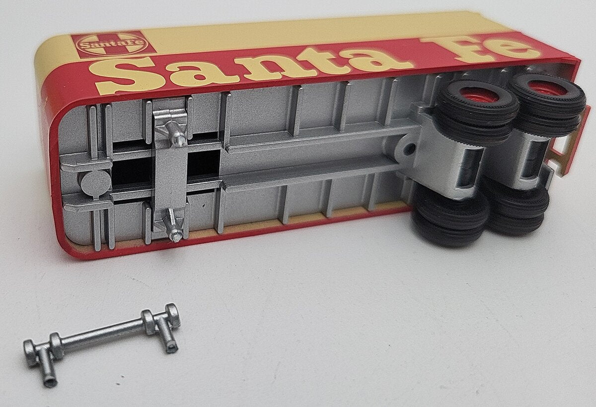 Athearn 96352 HO Santa Fe RTR 50' Flat Car with 2 25' Trailers #92386 EX/Box