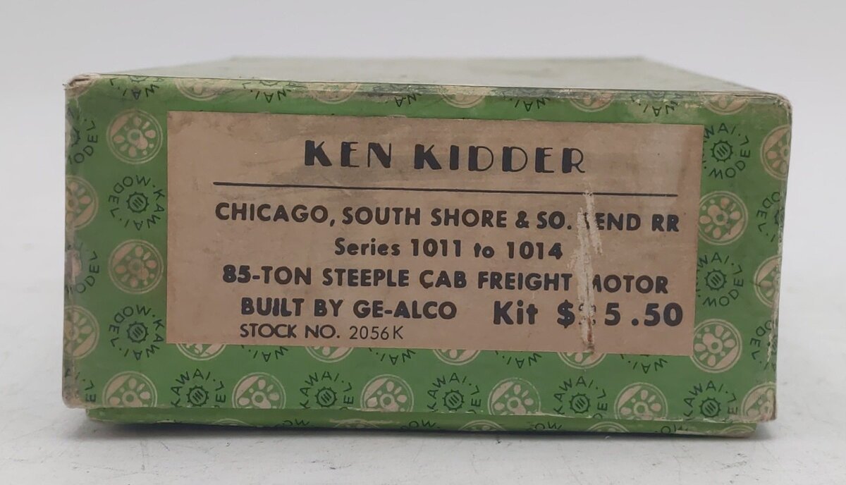 Ken Kidder 2056K HO BRASS 85-Ton Steeple Cab Kit/Box