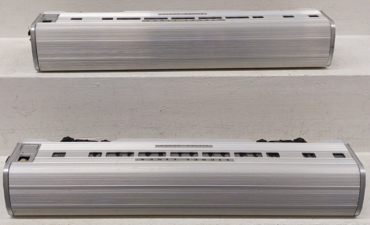 Lionel Vintage O Lionel Lines Aluminum Pullman Cars 2533, 2534 [2] VG/Box